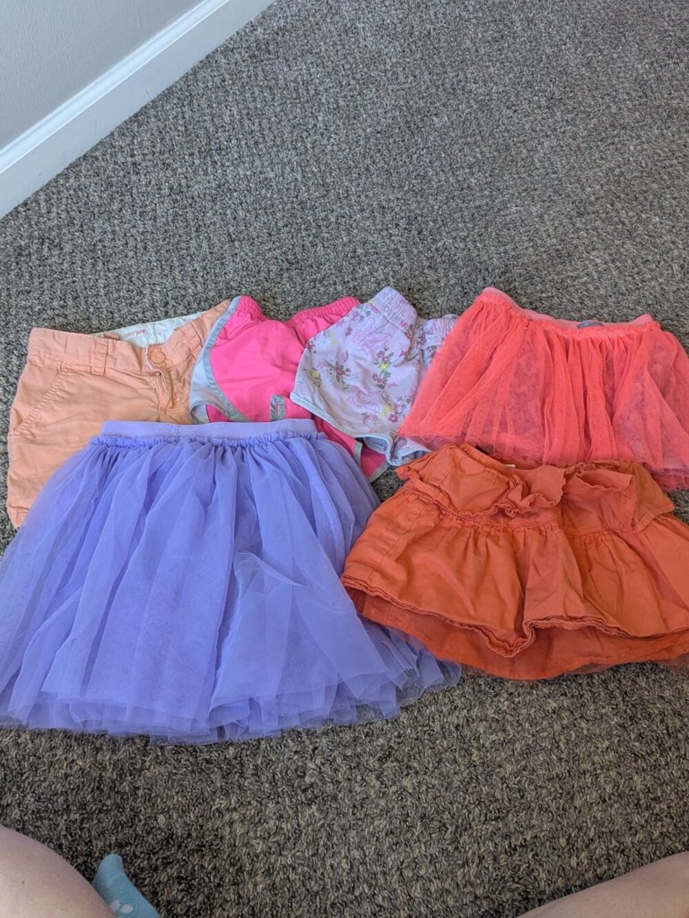 Lot of 6! Shorts and Skirts Girls Size 4 5 6